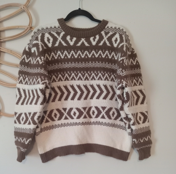 VICI Dean Abstract Print Pullover Sweater Size S P2P 25 - Picture 9 of 12